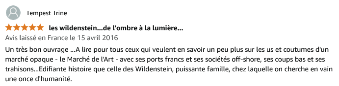 avis Affaire Wildenstein 2